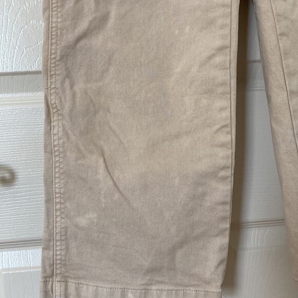 J.Crew Garment Dyed Slim Wide Leg Jeans Size 29 Sand - Picture 11 of 15